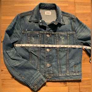 Women’s Hudson Garrison cropped denim jacket size small